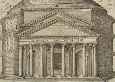Pantheon Rome Engraving