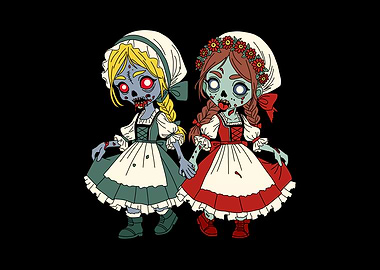 Zombie Snow-White and Rose-Red