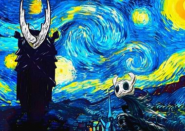 Hollow Knight Starry Night Mashup