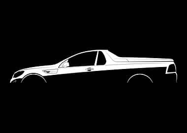 HSV Maloo (VF) Silhouette