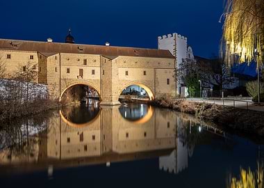 Eltville Bridge at Night