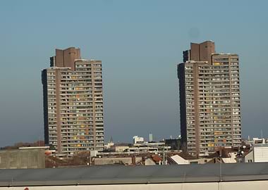 Two Tall Apartment Buildings