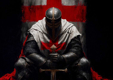 Crusader Praying