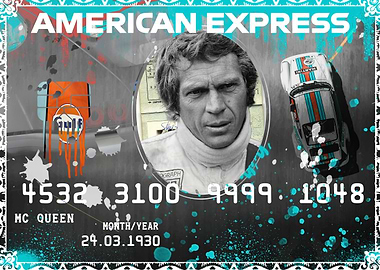 American Express Steve McQueen Art