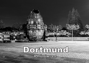 Dortmund Phönixsee Black and White