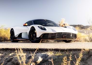 White and Black Sports Car