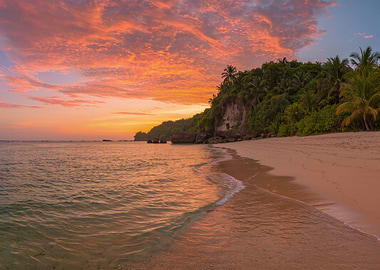 Tropical Beach Sunset