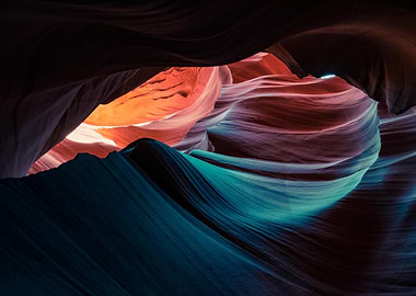 Antelope Canyon Abstract