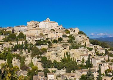 Photography of Gordes, France: Hilltop Village of Provence