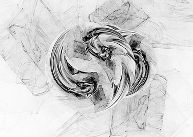 Black and White Swirl