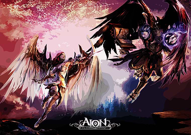 Aion: Angel vs. Dark Angel Battle