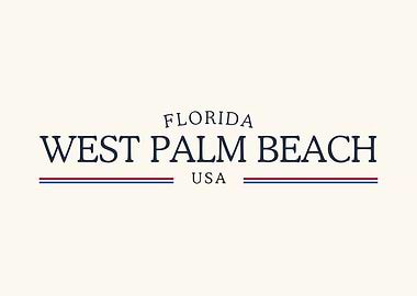 Florida West Palm Beach USA Classic Cream