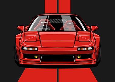 HONDA NSX FACE LANDSCAPE