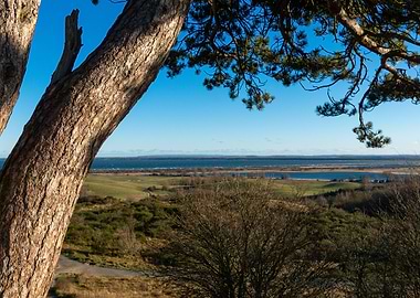 Winter landscape on Hiddensee island