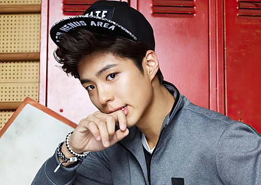 park bo gum man in cap portrait