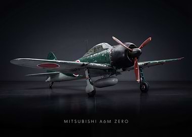 Mitsubishi A6M Zero Fighter Plane