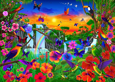 Exotic Wondrous Landscape