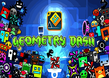 Geometry Dash Game Cover Art