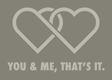 Intertwined Hearts: You & Me