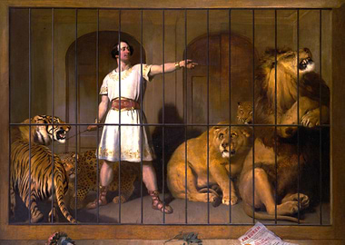 Lion Tamer Painting