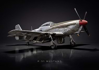 P-51 Mustang Airplane