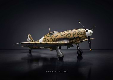 Macchi C.202 fighter plane