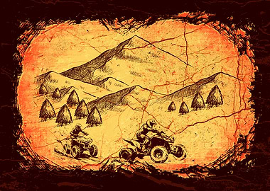 ATV Adventure in Mountain Landscape
