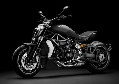 Ducati Diavel Motorcycle Studio Shot