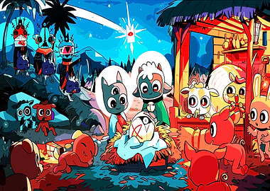 Cult of the Lamb Nativity Scene