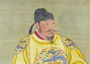 Emperor Taizong of Tang Dynasty Chinese History Painting