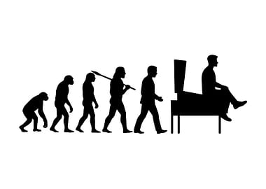 Evolution of Man to Pinball Player