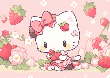 Hello Kitty Strawberry Garden