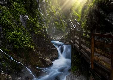 Wimbachgries Waterfall