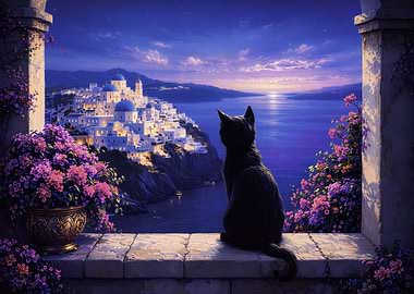 Santorini Indigo Twilight