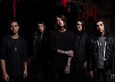 Band Portrait in Dark Setting