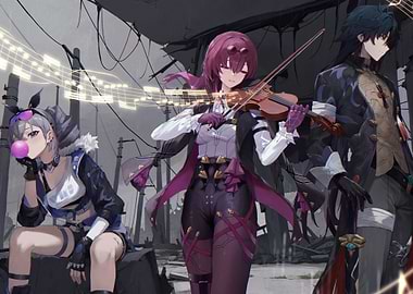 Honkai Star Rail Kafka Blade Silver Wolf