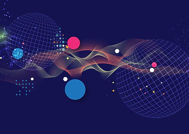 Abstract Spheres and Waves on Blue