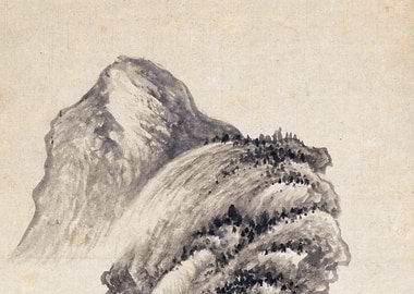 Chinese Mountain Landscape Painting Wang Hui