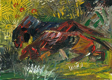 Abstract Animal Painting