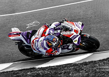 Johann Zarco Motorcycle Racing on Track