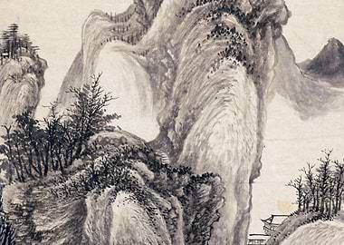 Chinese Nature Landscape Painting Wang Hui