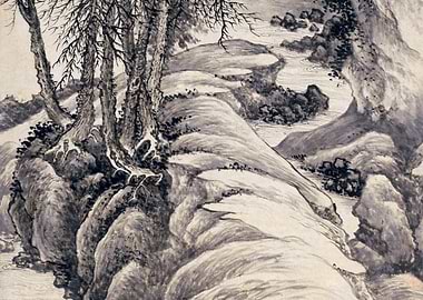 Chinese Nature Landscape Painting Wang Hui