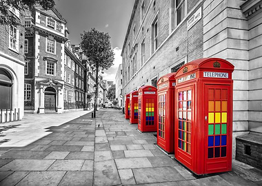 LONDON Pride on the streets - colorkey