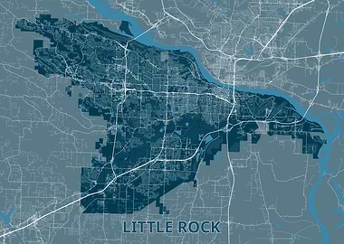 Little Rock City Map