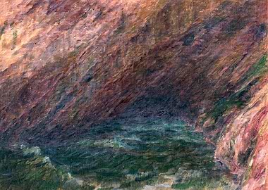 Impressionistic Landscape Painting with Water