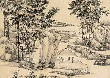 Chinese Nature Landscape Painting Wang Hui