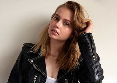 angourie rice in Leather Jacket Portrait