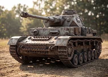 Panzer IV Tank in Field