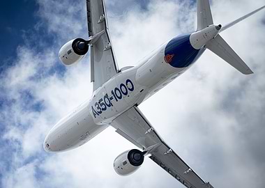 Airbus A350-1000 XWB (F-WMIL) in Flight