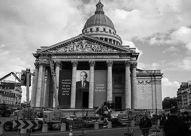 Pantheon in Paris, Black and White